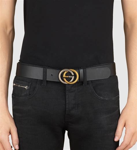 gucci interlocking belt|gucci interlocking g belt women's.